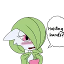 Telegram sticker 🤔 Gardevoir