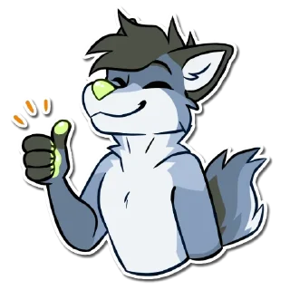 Video sticker 👍 Dusk the dog