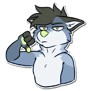 Telegram sticker 👎 Dusk the dog