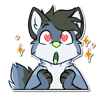 Telegram sticker 😍 Dusk the dog