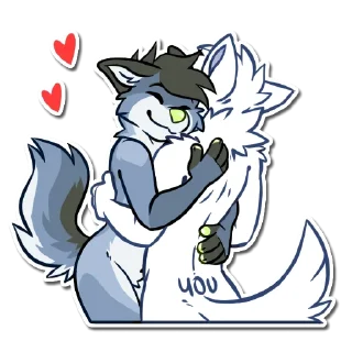Telegram sticker 🫂 Dusk the dog