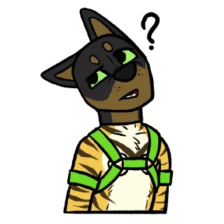Telegram sticker ❔ HufandRyan