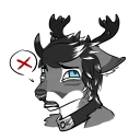 Video sticker 😱 Rude Deer