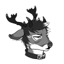 Telegram sticker 😐 Rude Deer