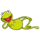 Telegram sticker 😏 Kermit the Frog