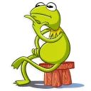 Video sticker 🤔 Kermit the Frog