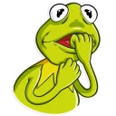 Sticker 😱 Kermit the Frog