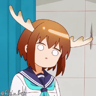 Video sticker 😐 Shikanoko p2 @fixfox