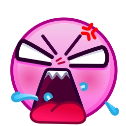 Telegram sticker 😡 Horny Emoji @TgSticker