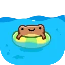Telegram stiker 👌 Disgruntled Toad
