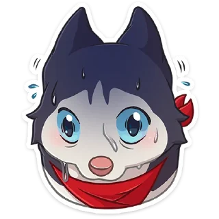 Video sticker 🐺 Лаки от @TgSticker
