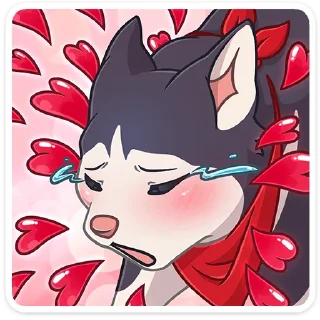 Telegram sticker 🐺 Лаки от @TgSticker