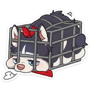 Telegram sticker 🐺 Лаки от @TgSticker