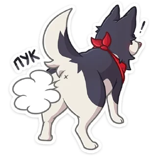 Telegram sticker 🐺 Лаки от @TgSticker