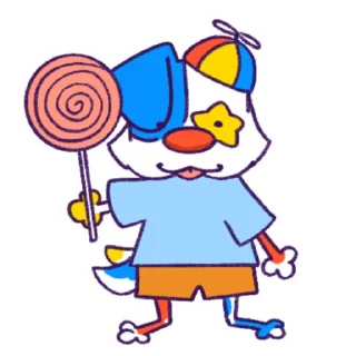 Телеграм стикер 🍭 Whimsical Lily