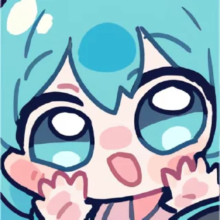 Video sticker 👻 밋다 미쿠콘 플러스 @DCConSticker