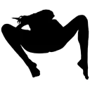 Телеграм стикер 🖤 Amateur Fanny