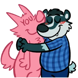 Sticker 🦡 OHMYRICHARD Sticker commissions
