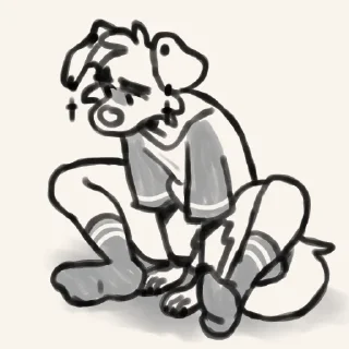 Telegram stiker 🐶 FWX(🐾) Goldie