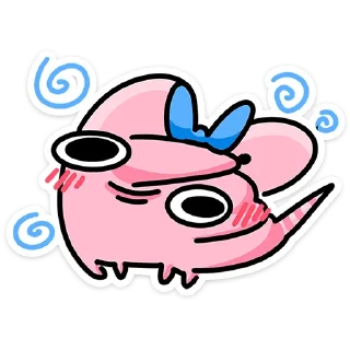 Video sticker 🐭 Крыса Кристина @TgSticker