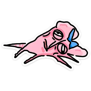 Telegram sticker 🐭 Крыса Кристина @TgSticker