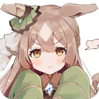 Telegram sticker 😡 Satono Diamond @umamusume_stickers