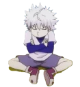 Telegram sticker 😑 Killua por @KilluaZaoldyeck