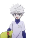Telegram sticker 😃 Killua por @KilluaZaoldyeck