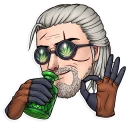 Telegram sticker 👌 Witcher