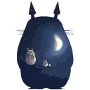 Telegram sticker 🌙 Totoro