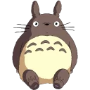 Telegram sticker 👀 Totoro