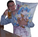 Телеграм стикер 🍺 Animemes