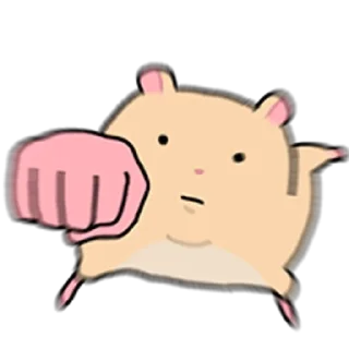 Video sticker 😀 다소 거친 햄스터