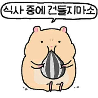 Video sticker 😀 다소 거친 햄스터