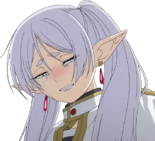 Telegram sticker 😭 Sousou no Frieren | @StickersOfAstora