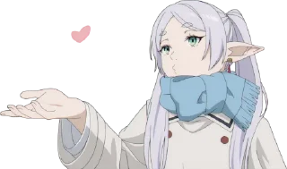 Telegram sticker 😘 Sousou no Frieren | @StickersOfAstora