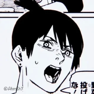 Video sticker 🤬 - ᗷY @ahMshY 𓉮 . Aki Hayakawa (Manga)