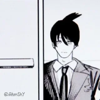 Sticker 😐 - ᗷY @ahMshY 𓉮 . Aki Hayakawa (Manga)