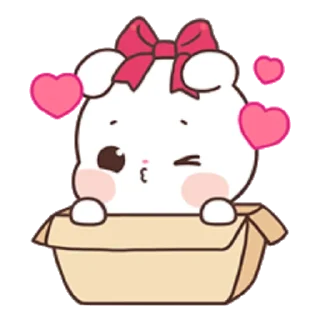 Sticker 🥰 귀여운 또롱이