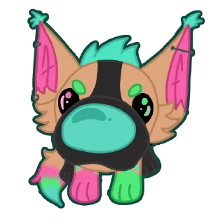 Телеграм стикер 👽 Jarethyu Caracal