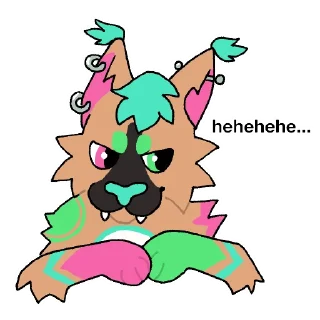 Телеграм стикер 😏 Jarethyu Caracal