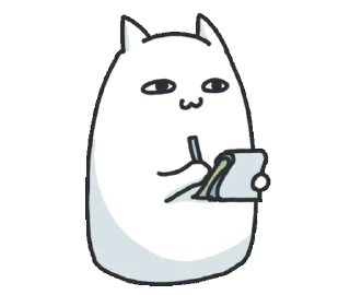 Telegram sticker 🐰 Cat & Bunny by @GIFSTIKI