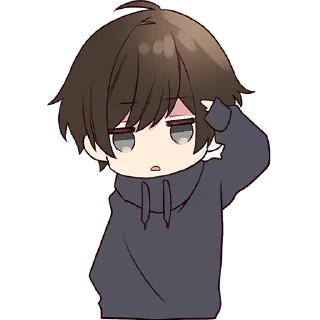 Sticker 👋 Менхера-кун @Nyasticks