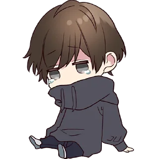 Telegram sticker 😢 Менхера-кун @Nyasticks