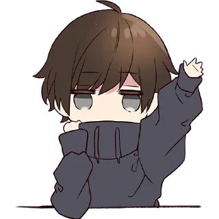 Video sticker 👋 Менхера-кун @Nyasticks