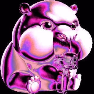 Telegram stiker 🌟 БЕГЕМОТИКИ @UXOES :: @fStikBot