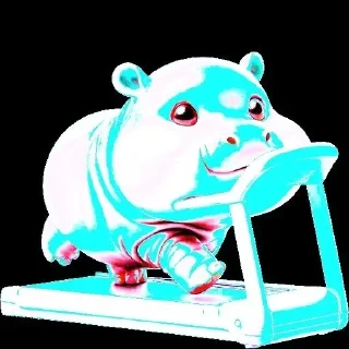 Telegram stiker 🌟 БЕГЕМОТИКИ @UXOES :: @fStikBot