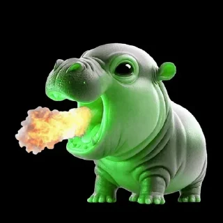 Telegram stiker 🌟 БЕГЕМОТИКИ @UXOES :: @fStikBot