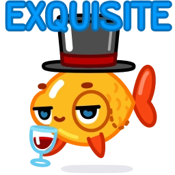 Telegram sticker 👌 Gold Fish