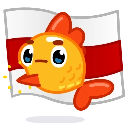 Telegram sticker 🇧🇾 Gold Fish